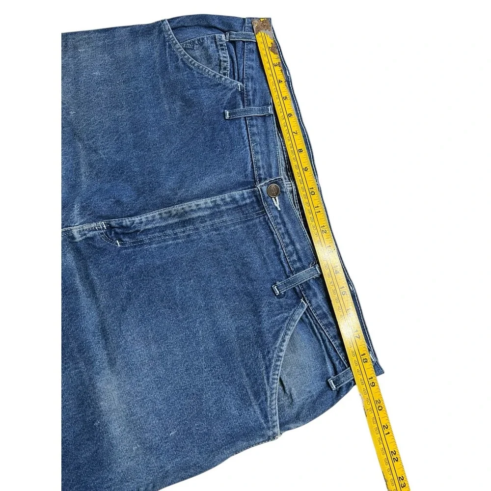 Dickies Carpenter Jeans‎ Mens 40x30 Blue Vintage 80s Workwear Distressed Denim